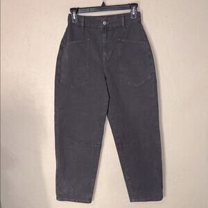 Evereve barrel pant in grey size 24
